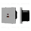 Механизм розетки Arlight с быстрой USB зарядкой SCT-NOBE-MUAC-SFPL-FC-IS (65W, QC3) 059447 059447 - 1