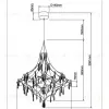 Подвесная люстра Myfar Allegria MR2643-66P-76AP MR2643-66P-76AP - 6