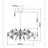Подвесная люстра Myfar Ersilia MR2662-60P-50AD MR2662-60P-50AD - 6