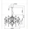 Подвесная люстра Myfar Ileria MR2650-57P-50AD MR2650-57P-50AD - 5