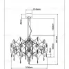 Подвесная люстра Myfar Ileria MR2650-57P-76AP MR2650-57P-76AP - 5
