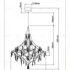 Подвесная люстра Myfar Allegria MR2641-66P-50CD MR2641-66P-50CD - 5