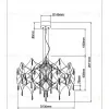 Подвесная люстра Myfar Ileria MR2652-57P-50CD MR2652-57P-50CD - 5
