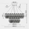 Подвесная люстра Modelux ML.7445.800.500 GD ML.7445.800.500 GD - 2