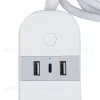 Умный сетевой фильтр Uniel UL-00011386 Wi-Fi. 1.8м Пвс 3х1.5. 4 гнезда. с-з. 2USB+Type-C 5В 3A 16A 3680Вт P-GCL4-1,8 A201/UC/WF WHITE P-GCL4-1,8 A201/UC/WF WHITE - 3