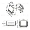 Умное реле Wi-Fi Uniel UL-00011709 2 канала. 100-240В. 2x10А 2x250Вт UCH-A301 2C/WF WHITE UCH-A301 2C/WF WHITE - 6