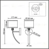 Бра Lumion Moderni Demetra 8406/1W 8406/1W - 2