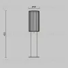 Ландшафтный светильник Maytoni Rib O502FL-01B O502FL-01B - 8