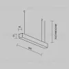 Линейный подвесной светильник Maytoni Technical LL312025 LL312025 - 6