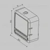 Wi-Fi выключатель двухканальный Maytoni Lighting control MS008 MS008 - 3