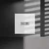 Розетка телевизионная встраиваемая Voltum S70 TV+RJ45 кат. 6, (белый матовый) VLS060702 VLS060702 - 1