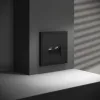 Розетка телевизионная встраиваемая Voltum S70 TV+RJ45 кат. 6, (черный матовый) VLS060708 VLS060708 - 5
