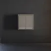 Клавиши для выключателя/переключателя двухклавишного с подсветкой Voltum S70 (капучино) VLS000414 VLS000414 - 1