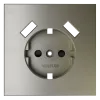 Накладка для розетки с заземлением и защитными шторками, с USB A+A Voltum S70 (шелк) VLS000904 VLS000904 - 1