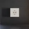 Накладка для розетки с заземлением и защитными шторками Voltum S70 (хлопок) VLS000713 VLS000713 - 1