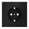 Накладка для розетки с заземлением Voltum S70 (черный матовый) VLS000608 VLS000608 - 2