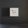 Накладка для розетки с заземлением и защитными шторками, с USB A+C Voltum S70 (хлопок) VLS001013 VLS001013 - 1