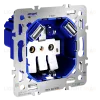 Механизм розетки с заземлением и защитными шторками 16А, с USB A+A Voltum S70 VLS0404M VLS0404M - 2