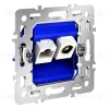 Механизм розетки TV+RJ45 кат. 6 Voltum S70 VLS0607M VLS0607M - 2