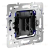 Механизм выключателя с самовозвратом двухклавишного 10А Voltum S70 VLS0206M VLS0206M - 2