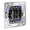 Механизм перекрестного переключателя двухклавишного 10А Voltum S70 VLS0205M VLS0205M - 2