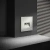 Розетка телевизионная встраиваемая Voltum S70 TV+RJ45 кат. 6, (сталь) VLS060705 VLS060705 - 5