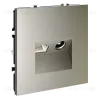 Розетка телевизионная встраиваемая Voltum S70 TV+RJ45 кат. 6, (шелк) VLS060704 VLS060704 - 3
