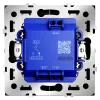 Выключатель встраиваемый Voltum S70 для жалюзи 10А, (черный матовый) VLS020708 VLS020708 - 4