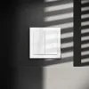 Выключатель встраиваемый Voltum S70 для жалюзи 10А, (белый глянцевый) VLS020701 VLS020701 - 1