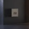 Накладка для розетки компьютерной двойной RJ45+RJ45 кат.6 Voltum S70 (капучино) VLS001414 VLS001414 - 6