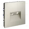 Розетка телевизионная встраиваемая Voltum S70 TV+RJ45 кат. 6, (кашемир) VLS060703 VLS060703 - 3
