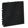 Выключатель встраиваемый Voltum S70 для жалюзи 10А, (графит) VLS020707 VLS020707 - 3