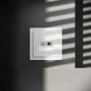 Розетка телевизионная встраиваемая Voltum S70 TV+RJ45 кат. 6, (белый глянцевый) VLS060701 VLS060701 - 1