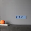 Накладка для розетки с заземлением и защитными шторками, с USB A+A Voltum S70 (деним) VLS000915 VLS000915 - 5