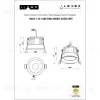 Встраиваемый светильник Iledex Technical Mars DIM 112-12W-D80-4000K-24DG-WH DIM 112-12W-D80-4000K-24DG-WH - 4