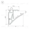 Профиль Arlight SHELF-600-2000 ANOD (Алюминий) 060498 060498 - 4