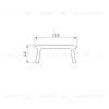 Экран Arlight SHELF-600-2000 OPAL (Пластик) 060587 060587 - 2