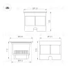 Ландшафтный светильник Arlight LTD-DAFNA-GROUND-R130-11W Day4000 (SL, 35 deg, 230V) (IP67 Металл) 061187 061187 - 2