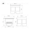 Ландшафтный светильник Arlight LTD-DAFNA-GROUND-R160-16W Day4000 (SL, 35 deg, 230V) (IP67 Металл) 061199 061199 - 3