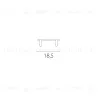 Экран декоративный (1м) к треку 5040xx-(F)/(R) Lightstar Quattro 504006-FR 504006-FR - 2