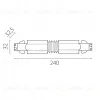 Соединение гибкое к треку 5040xx-(F)/(R) Lightstar Quattro 504157-FR 504157-FR - 2