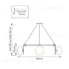 Подвесная люстра Lightstar Gamma G9 737166 737166 - 2