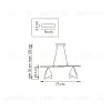 Подвесная люстра Lightstar Cone GW 757046 757046 - 2
