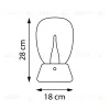 Настольная лампа диммируемая Lightstar Uovo III 807906 807906 - 2