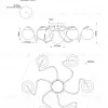 Потолочная люстра Moderli Circle V11802-7C V11802-7C - 7