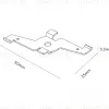 Крепеж потолочный для накладного магнитного шинопровода Ambrella Light Track System GL1995 GL1995 - 3
