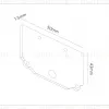 Заглушка для магнитного шинопровода в натяжной потолок 2шт Ambrella Light Track System GL1990 GL1990 - 4