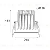 Встраиваемый светильник Italline IT08-8041 white 3000K IT08-8041 white 3000K - 5