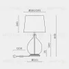 Настольная лампа Modelux ML.6111.01TL BK ML.6111.01TL BK - 3