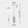 Подвесная люстра Modelux ML.9050.100 GD ML.9050.100 GD - 2